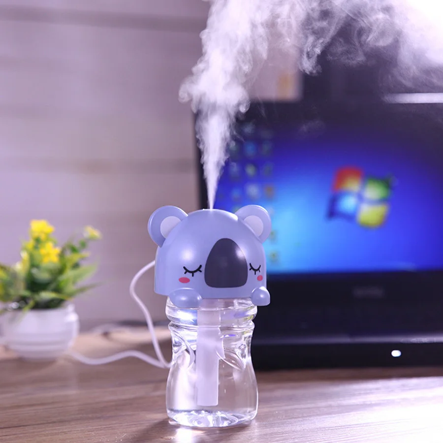 EJOAI мини USB с рисунками Кепки увлажнитель воздуха светодиодный свет очиститель в