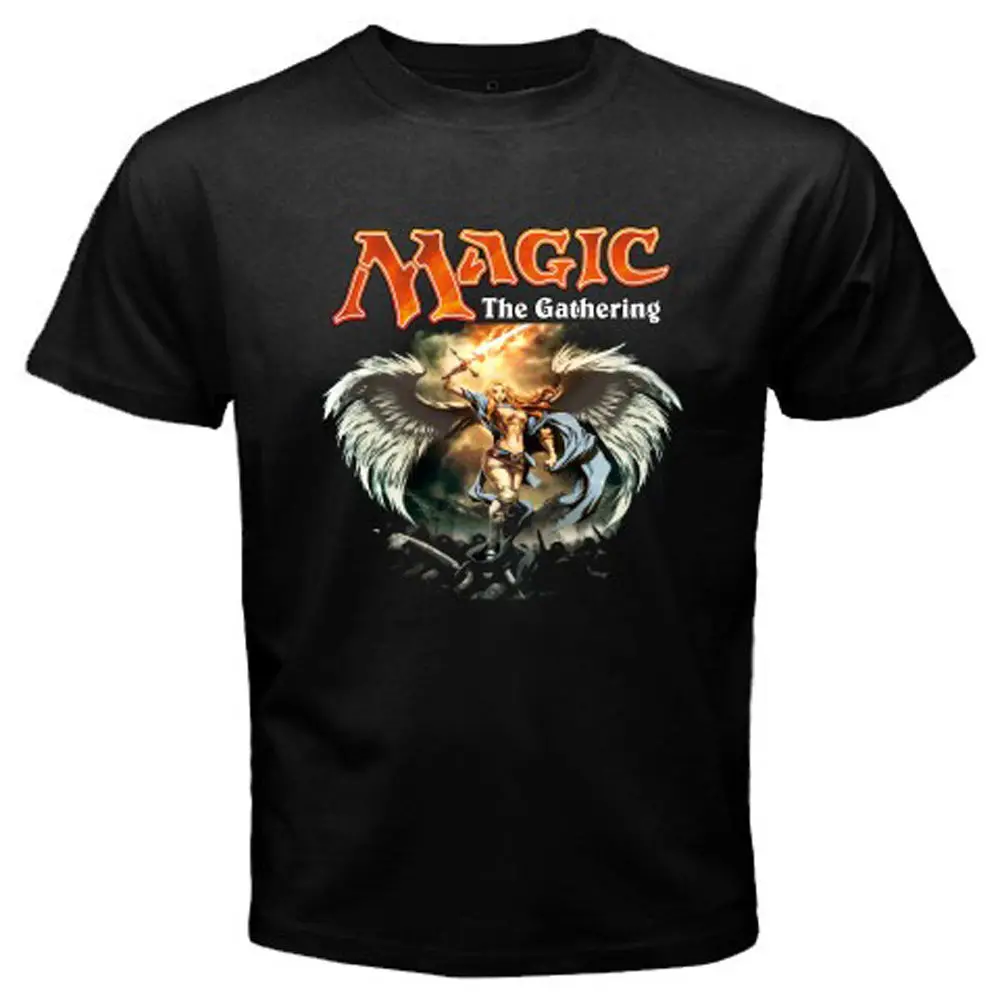 Новый MTG магия сбор Видеоигры Для мужчин черный футболка Размеры S до 3XL | Мужская