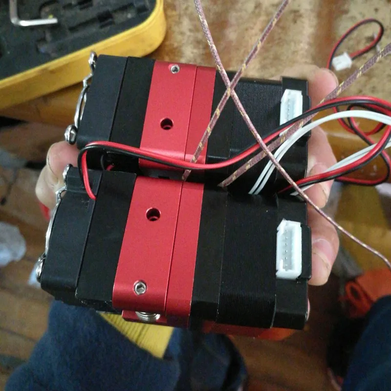 3D принтер с двойной насадкой экструдер полный комплект совместим с Makerbot Replicator 2x0,4 мм насадка подходит для 1,75 мм нити