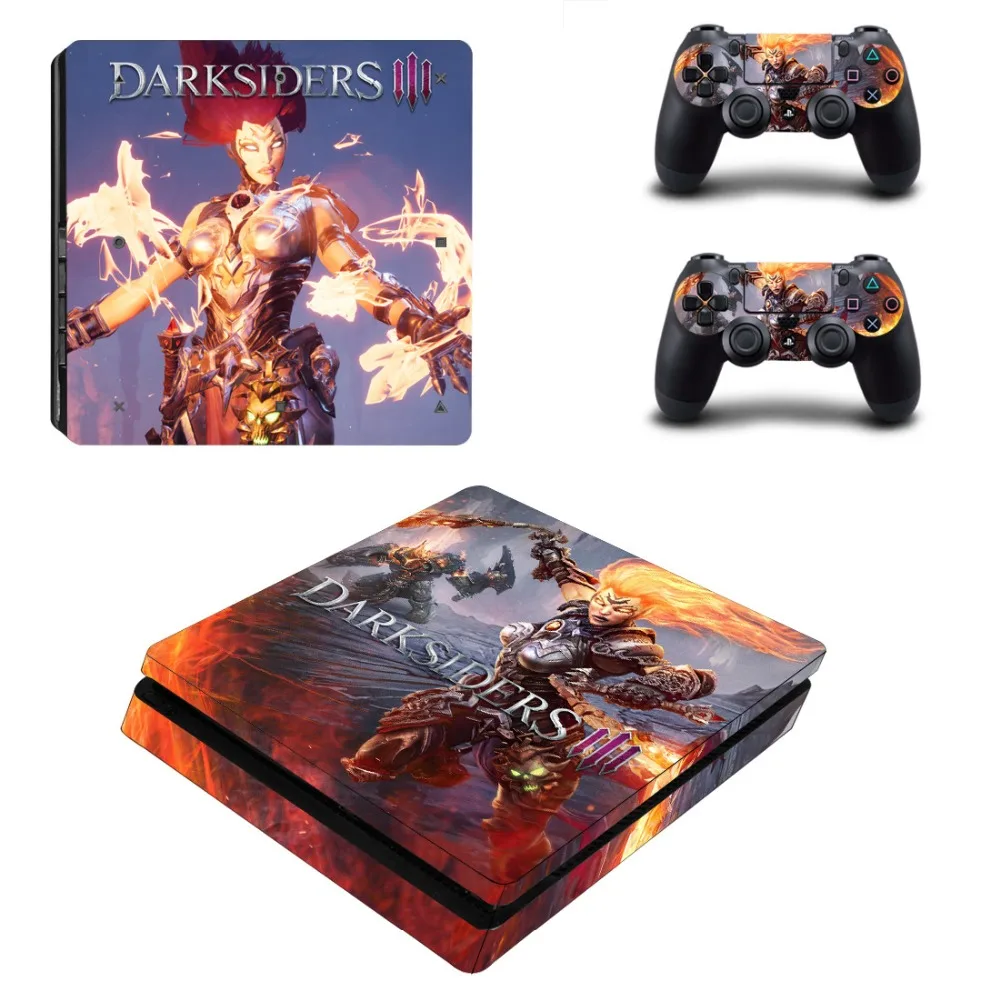 Darksiers 3 PS4 тонкий стикер кожи для игровая приставка Сони 4 тонкая консоль и