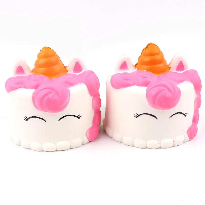9 см милый Jumbo медленный рост Squishy КИТ торт мультфильм мягкий Squeeze Kawaii Squishies игрушки