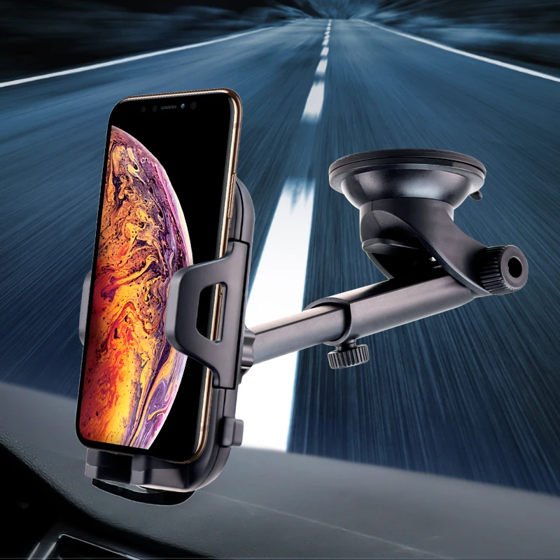 ! ACCEZZ Регулируемый автомобильный держатель для телефона универсальный iphone X XR XS MAX
