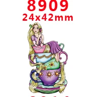 8909 30 шт мультфильм персонаж плоское украшение из смолы PR 8878 - Цвет: 8909