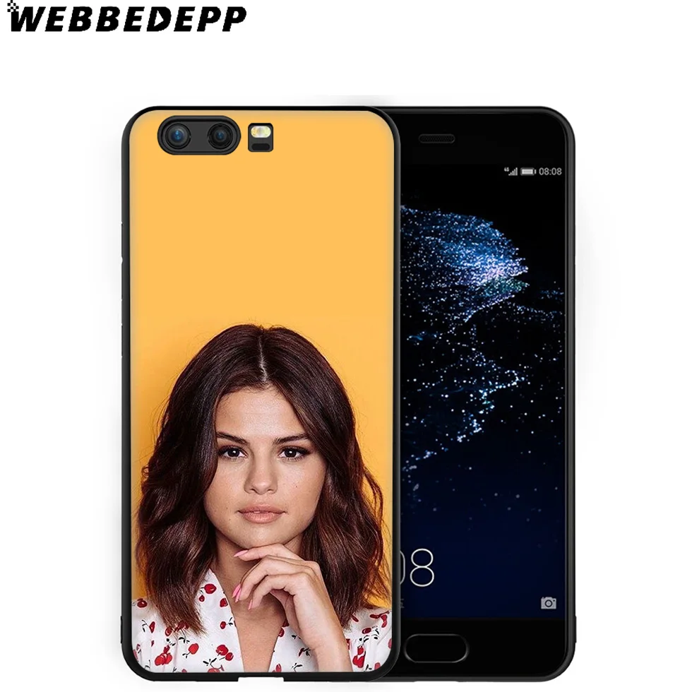 WEBBEDEPP Selena Gomez Soft Case for Huawei P8 P9 P10 P20 P30 Lite Pro P Smart Z Plus 2019 Y6 Prime 2018 2017 Mini |