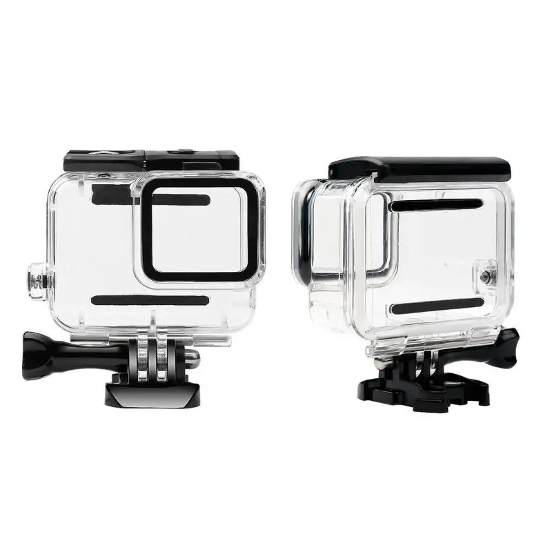 Go pro аксессуары водонепроницаемый корпус чехол для Gopro Hero 7 серебристо-белый Подводный защитный корпус
