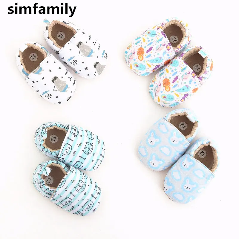 [Simfamily] Детская обувь; обувь для мальчиков и девочек; мягкая детская обувь для малышей; обувь с милым рисунком