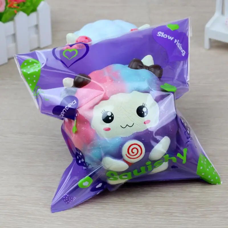 Ливе Kawaii милые смолы медленная Восходящая звезда Цвет овец Дизайн мягкие игрушки