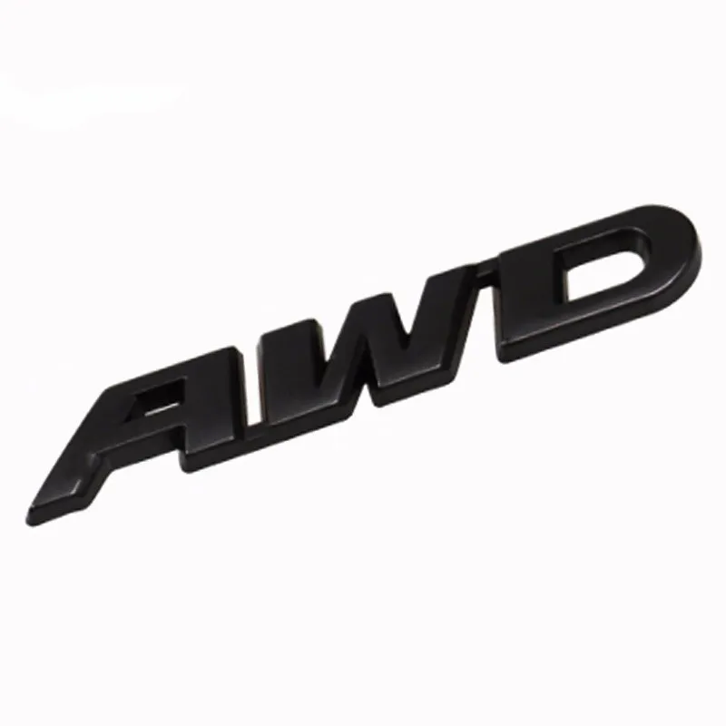 Автомобильные аксессуары 3D Хромированный Металл Эмблема AWD знак стикер наклейка