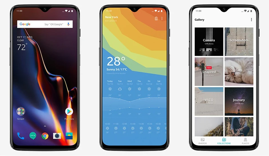 Смартфон Oneplus 6 T 6 T 8GB 128GB Snapdragon 845 Восьмиядерный мобильный телефон 20MP камера NFC отпечаток пальца 6,4" полный экран 19,5: 9