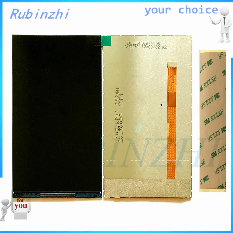 RUBINZHI Бесплатная лента 3M сенсорный ЖК дисплей для претио Grace R5 LTE psp5552 psp 5552 duo экран