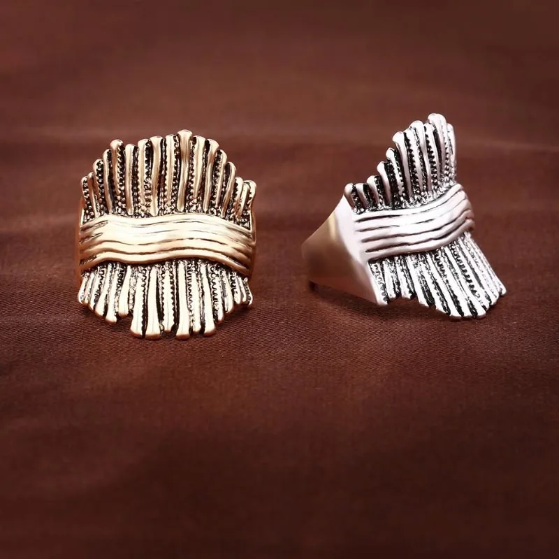 

NEW Unique Design Ring For Men Women Antique Gold Turkey Vintage Ring