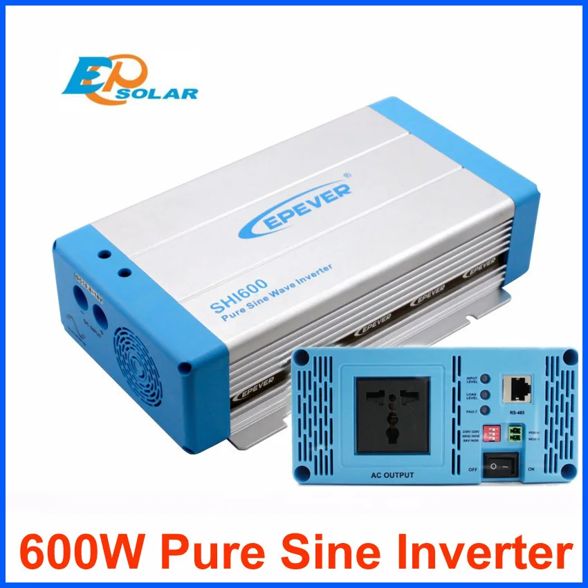 SHI600 Off grid tie pure sine wave inverter 600W power invertor convert DC 12V/24V input 220V 230V output EPEVER SHI600 Off grid tie pure sine wave inverter 600W power invertor convert DC 12V/24V input 220V 230V output EPEVER