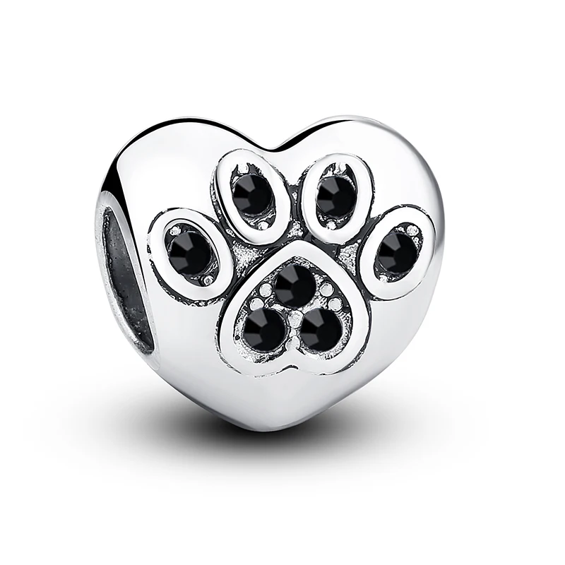Шармы бусины для браслетов и I LOVE MY PET Dog серебристого цвета SPB060|fit pandora|diy jewelry