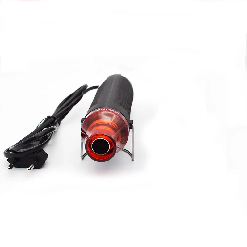 1 шт. горячий воздух пистолет черный термической усадки лист с резиновым штампом