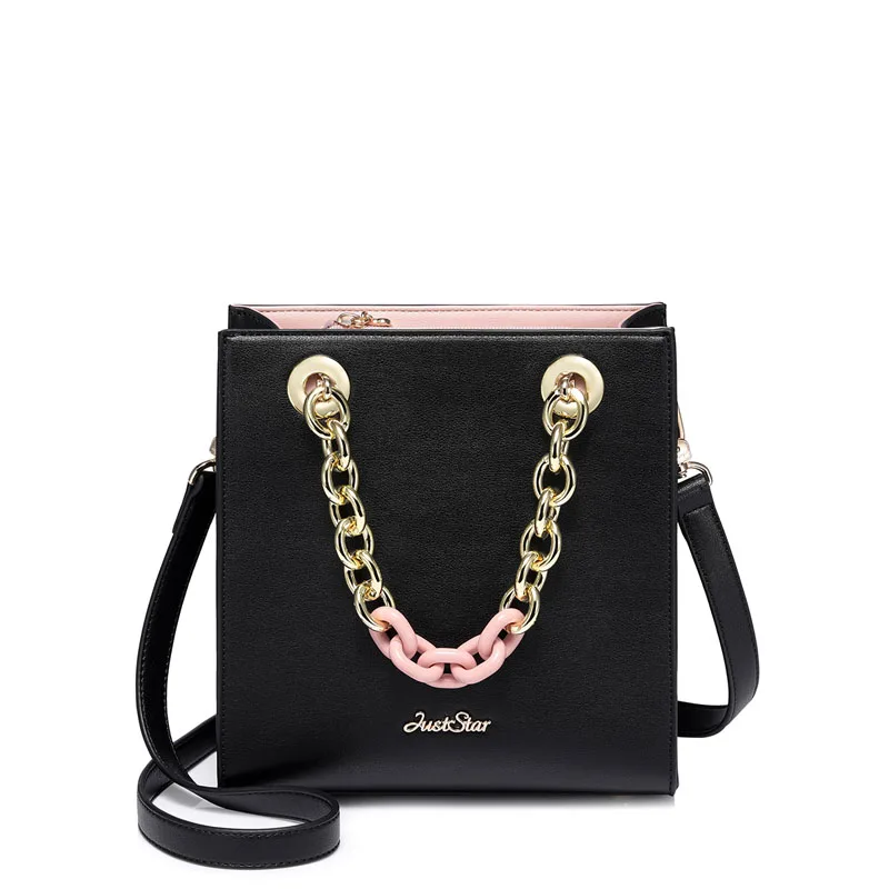 Сумка JUST STAR женская из искусственной кожи с цепочкой и ручкой|Сумки ручками| |