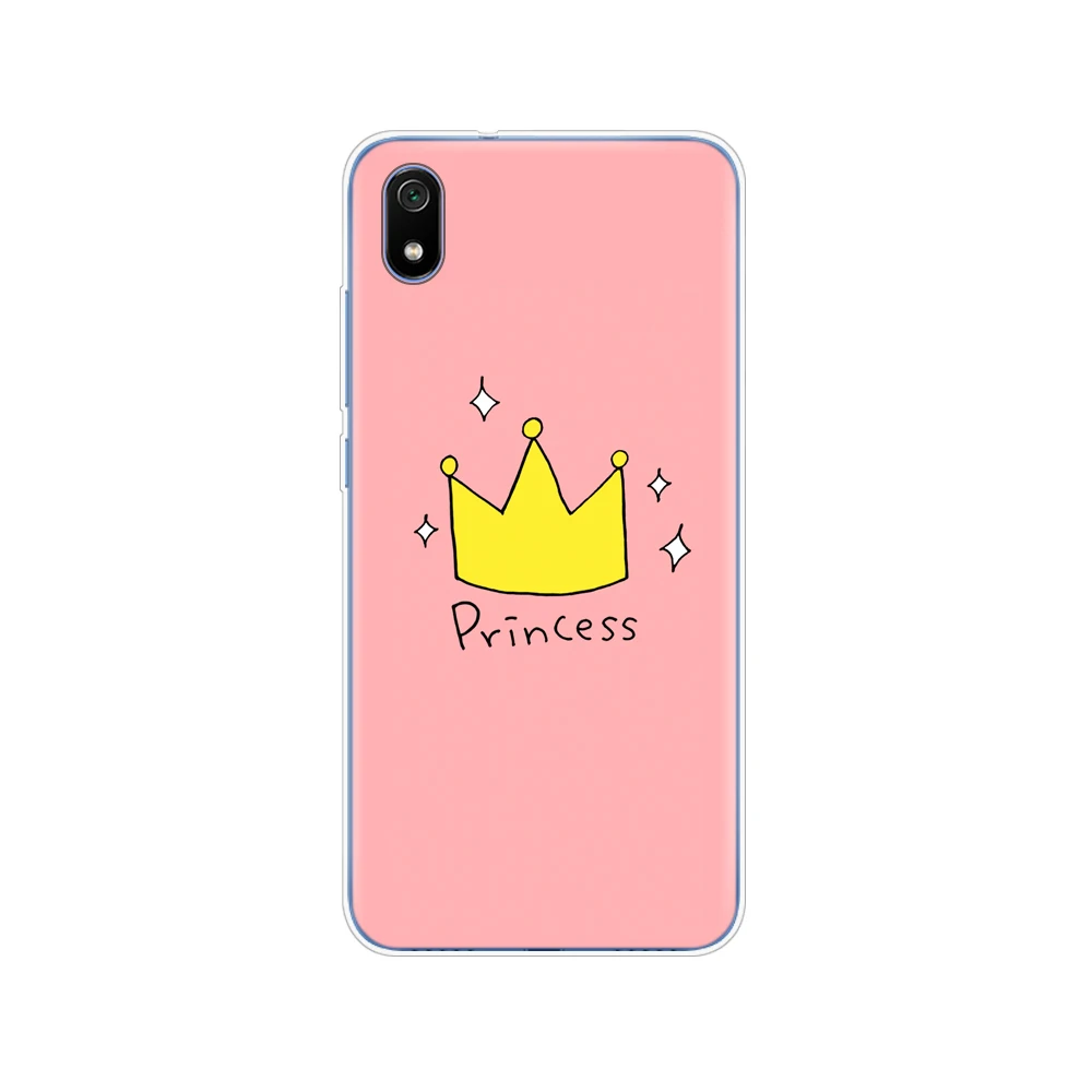 61884 Силиконовый чехол для xiaomi redmi 7a, чехлы, мягкая задняя крышка из ТПУ для redmi 7 a, бампер hongmi 7a, чехол для телефона, полная Защита, Чехол - Цвет: 61884