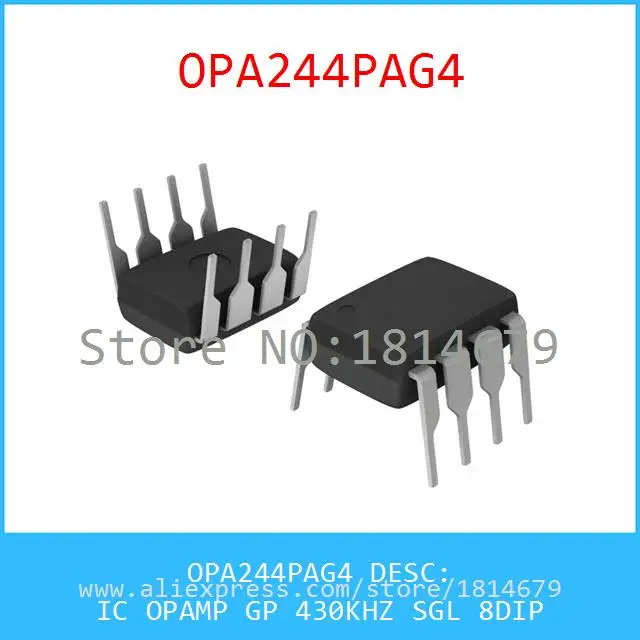 Бесплатная Доставка 1 Шт./лот SGL 8DIP OPA244PAG4 IC ОПЕРАЦИОННЫЕ УСИЛИТЕЛИ GP 430 КГЦ 244 OPA244 |