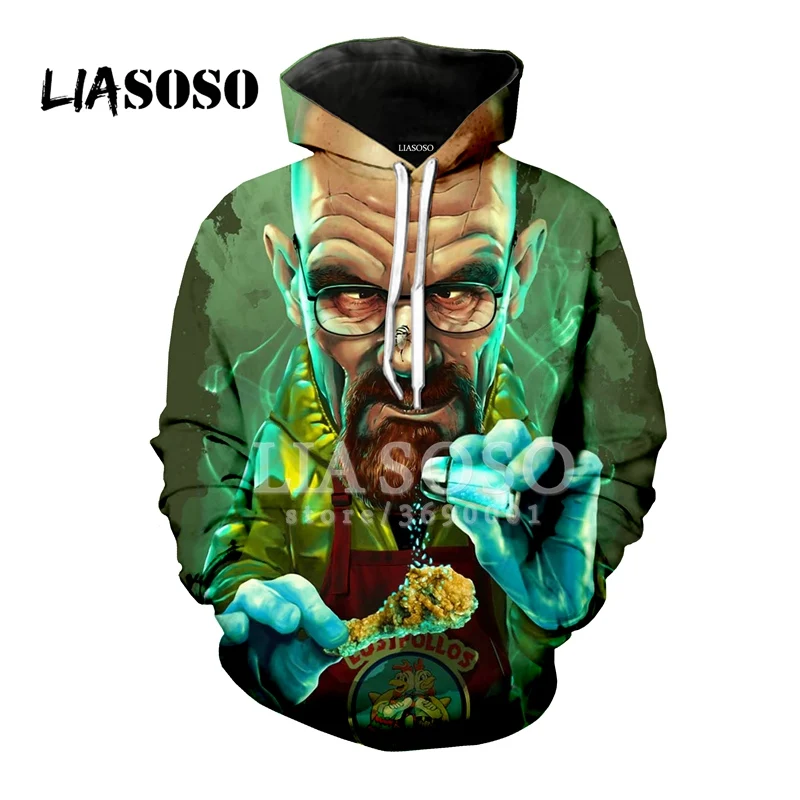 Женские и мужские толстовки с капюшоном LIASOSO 3D принтом из фильма Битва Бад