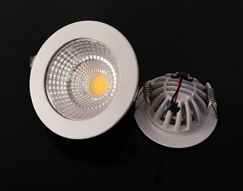 Светодиодный потолочный светильник CREE 3 Вт 5 COB светодиодный встраиваемый dimmable110