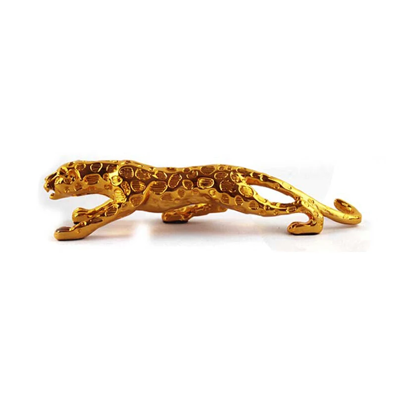 Смола Leopard скульптура электролитический пантера статуи подарок ремесло орнамент интимные аксессуары украшение для офис Декор L3177