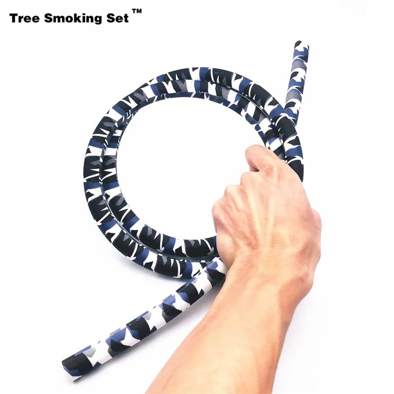 Камуфляжный силиконовый шланг для кальяна Cachimba длиной 1,5 м, аксессуары для кальяна, водопровод, наргиле, табак Sheesha TGUAN0233