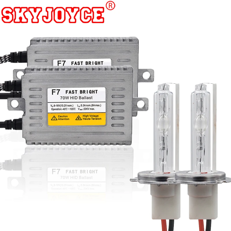 SKYJOYCE 2020 Новинка DLT F7 70 Вт 12 В комплект HID освещения быстрый цифровой металлический
