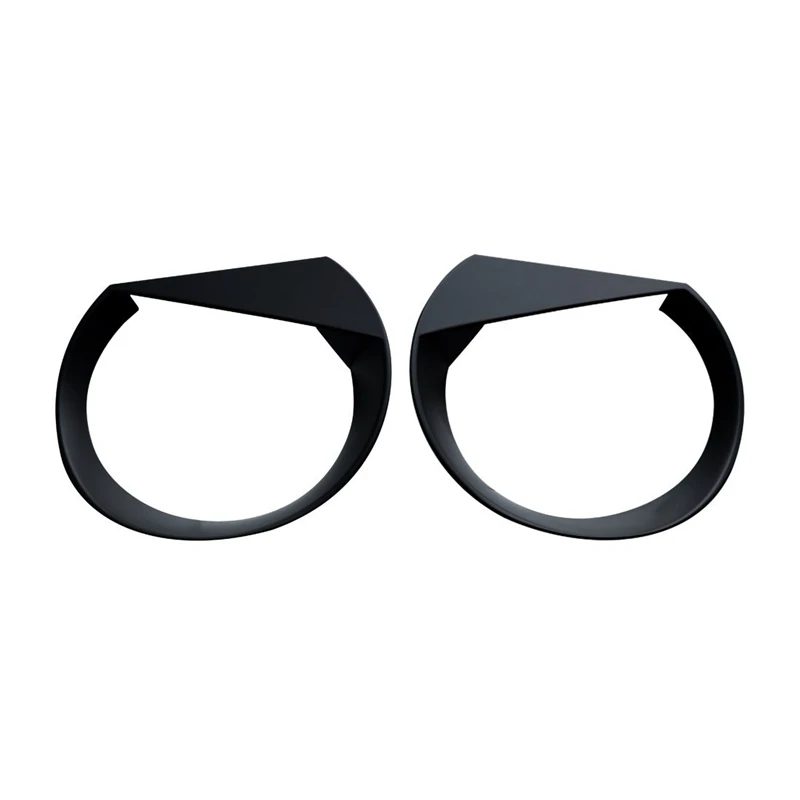 

TNOOG For 2015 - 2017 Jeep Renegade Black Angry Bird Headlight Bezels Cover Trim Accessories