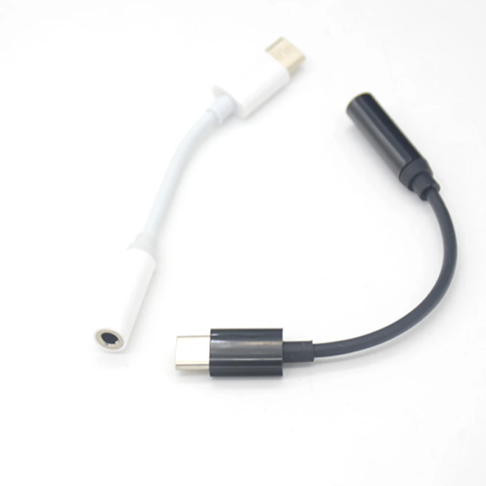 Кабель адаптер для наушников с Type C на 3 5 мм USB 1 разъем типа папа аудиоразъем мама