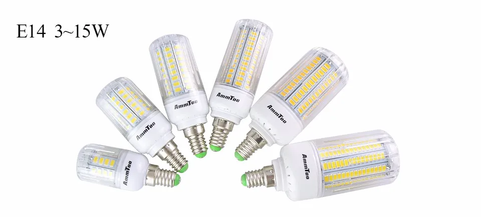 E27/E14 5736 SMD ярче, чем 5730 5733 светодиодный светильник 3 Вт 5 Вт 7 Вт 9 Вт 12 Вт 15 Вт ламповый светильник 220 в 230 в 240 в три цвета на выбор