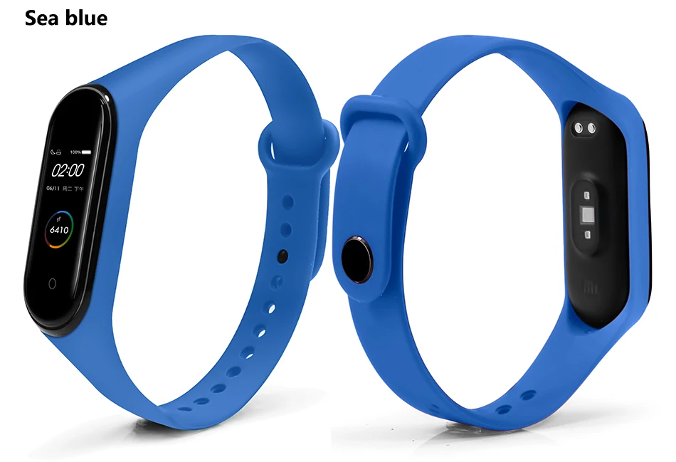 BOORUI mi band 4 ремешка модный новейший mi band 3 ремешок силиконовый водонепроницаемый ремешок Замена для xiaomi mi band 3 4 band