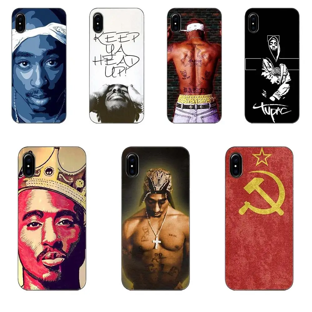 2pac Tupac Shakur Мягкий ТПУ чехол для Huawei Honor 5A 5X 6A 6C 6X 7X 9 V8 V10 Mate 7 8 10 P9 P20 Pro Lite Mini Play |