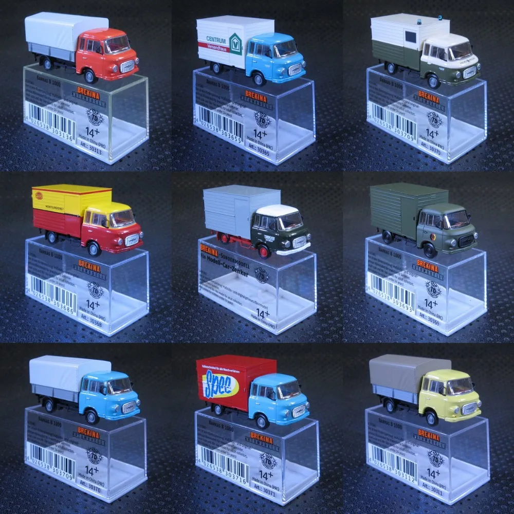 Bre kina 1: 87 Barkas B 1000 грузовик карманная модель бутик сплав автомобиль игрушки для детей Детские игрушки оригинальная коробка
