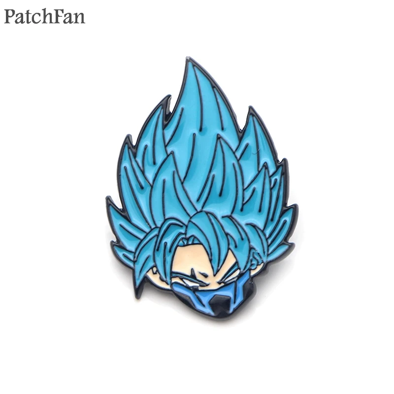 Patchfan Жемчуг дракона Beerus Кот цинк галстук мультфильм булавки рюкзак одежда броши для мужчин и женщин шляпа Декоративные значки медали A1379 - Цвет: 6