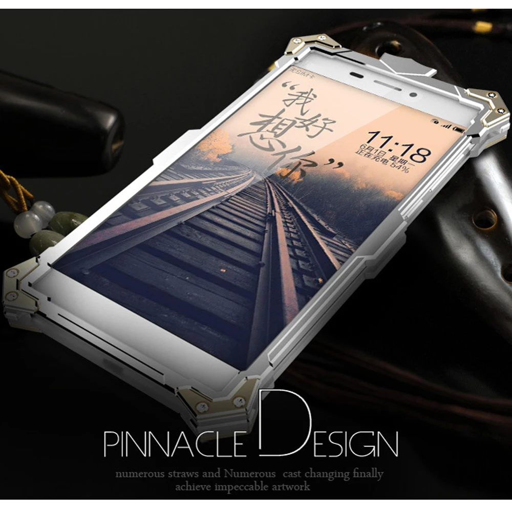 Fashion Luxury For Huawei Honor 4X Phone Case Simon Thor Series Aviation Aluminum Metal Back Cover Shell Cases Strong Protection |