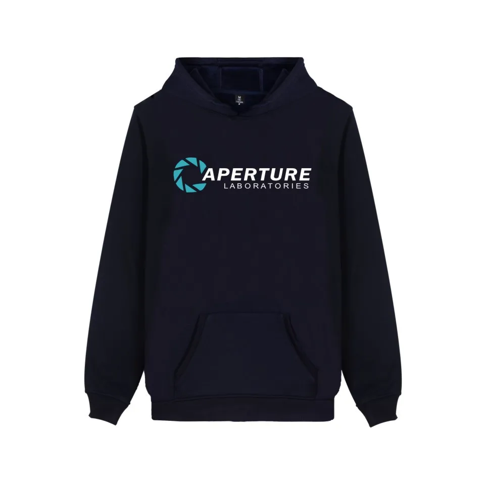Толстовка с капюшоном Aperture Science Games Мужской Повседневный пуловер Laboratories