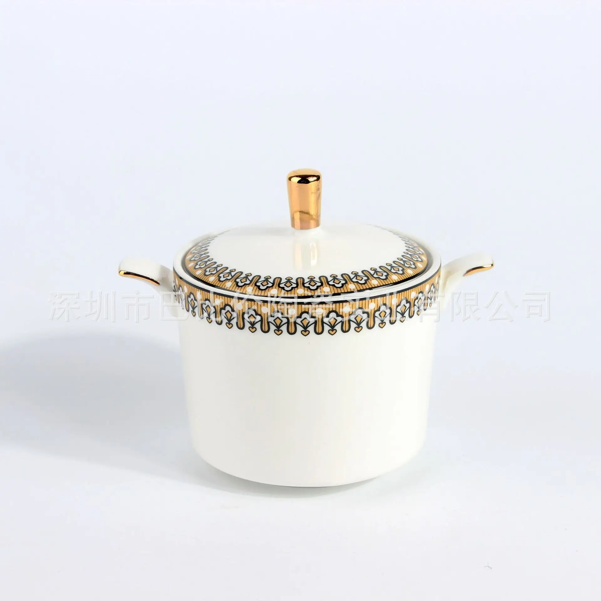 Koop Europese Bone China Koffie Service Pak Keramiek Thee Set Pak Rand Trace EEN Ontwerp In Goud Afternoon Tea Shop