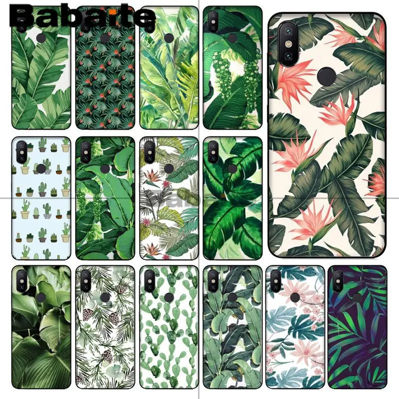 Чехол для телефона Babaite Plantain Banana Leaves Plants Cactus чехол redmi 5plus 5A 6pro 4X note5A note4x note6pro