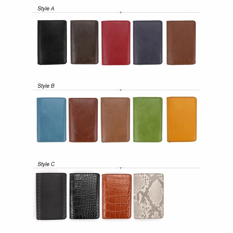 1 шт. алюминиевый сплав сумка для кредитных карт Антимагнитная банковская карта