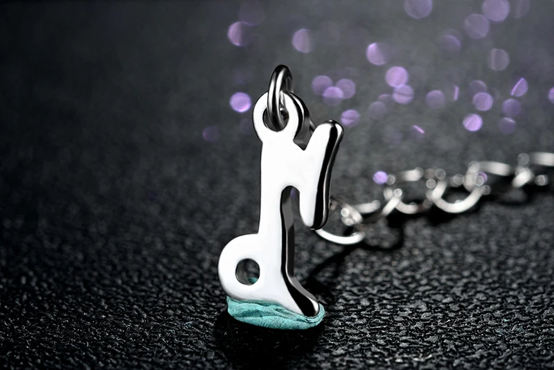 12 Constellation 925 Sterling Silver Pendant Zodiac Sign necklace Women Virgo Libra Scorpio Aquarius Necklace Wedding Jewelry
