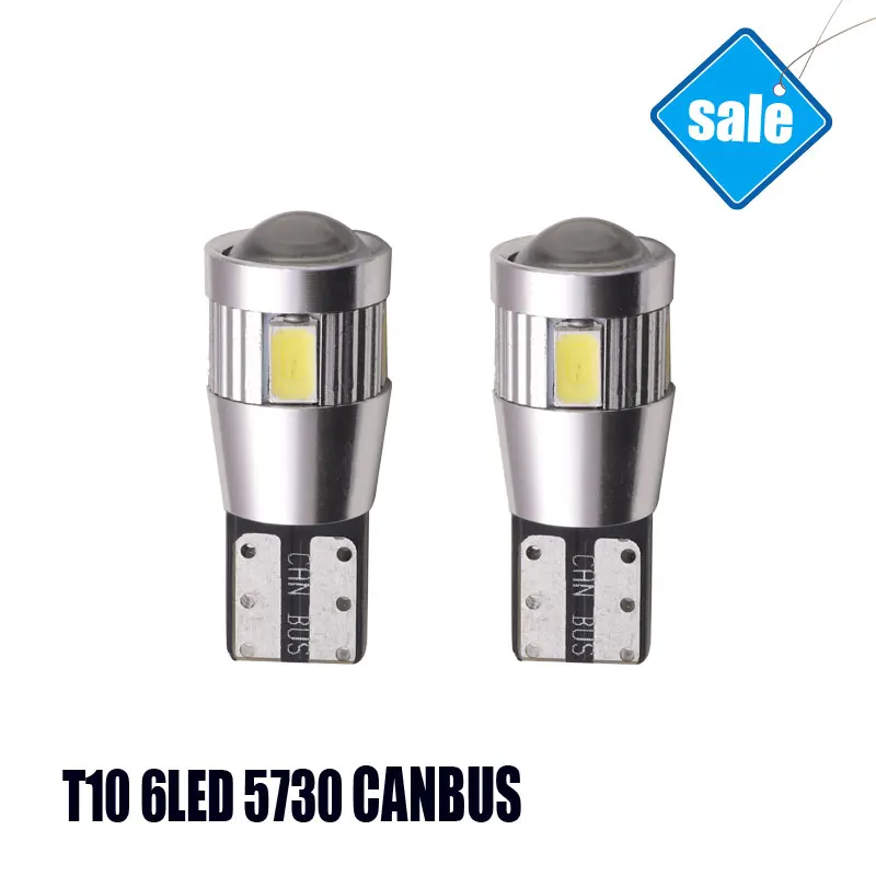 Продажа пар T10 6SMD CANBUS автомобильные габаритные лампы Внешние фары светодиодный