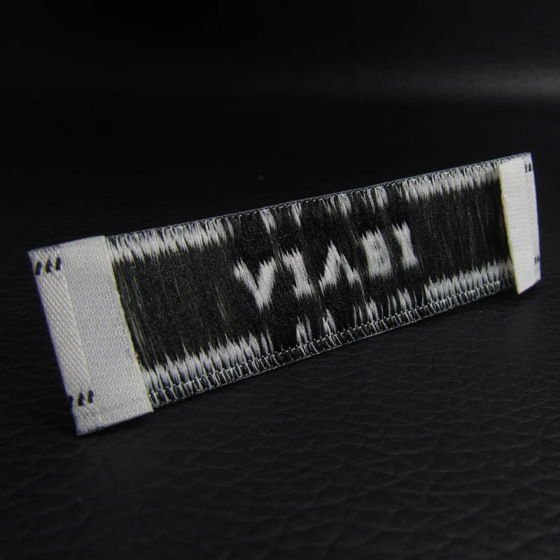 Пользовательские этикетки одежды отдельный отрезок из ткани Пользовательский