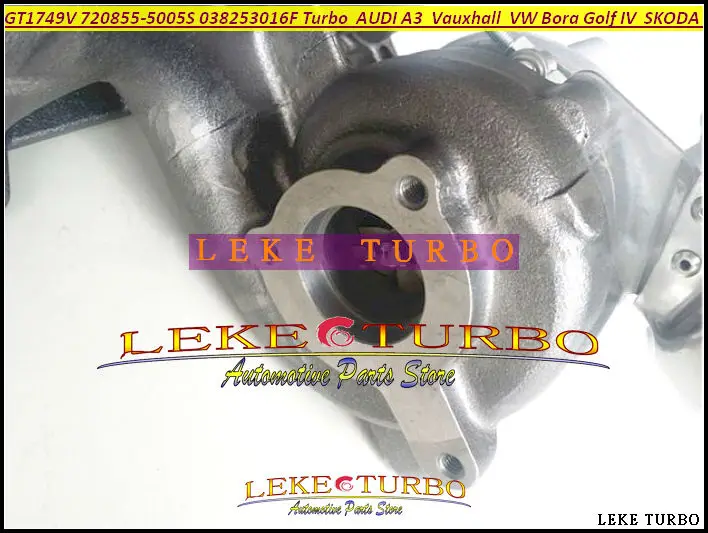 Турбокомпрессор Turbo GT1749V 720855 5005S 038253016F для AUDI A3 Volkswagen VW Bora Golf IV ASZ PD UI 1.9TDI 1.9L