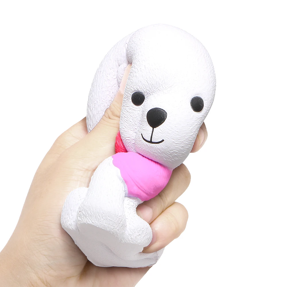 Jumbo мягкими милый щенок собаки Squishies крем Ароматические замедлить рост Squeeze