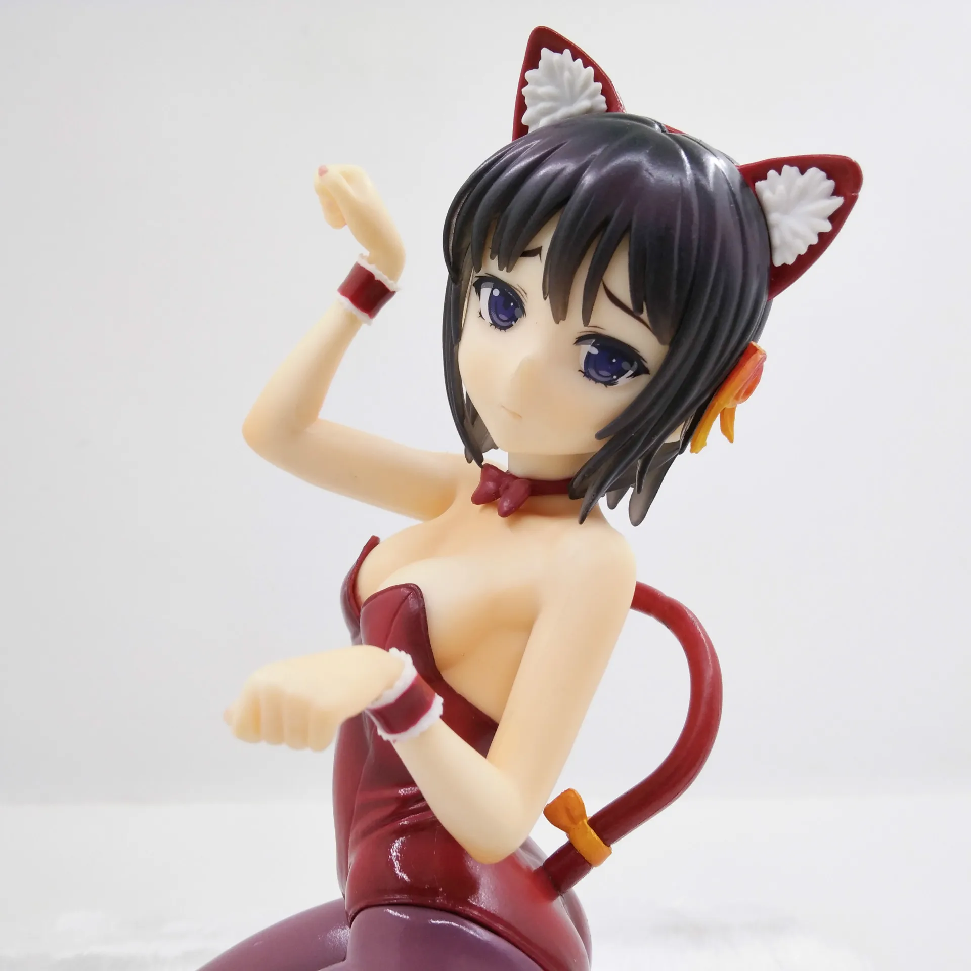 

14.5-15.5CM Japanese anime figure sexy Boku wa Tomodachi ga Sukunai Portable Mikazuki Yozora/Kashiwazaki Sena cat ear ver