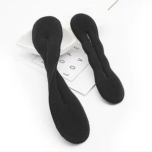 Пенопластовый спонж для прически, черный цвет, волшебный, для создания пучка для волос, 2 размера L (22,5 см)S (17,5 см)