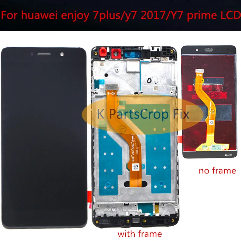 Для Huawei Enjoy 7 plus Y7 Prime ЖК дисплей и сенсорный экран сменная рамка для Nova Lite + TRT|huawei