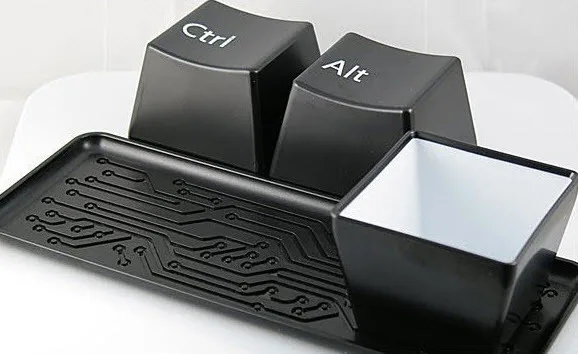 Творческий простой чашки клавиатура Чай кружка для кофе CupContainer 3 шт./компл. вакуум