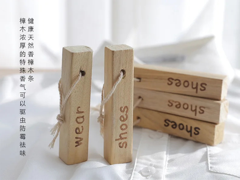 Деревянные шарики от моли и бара камфора деревянная полоса освежитель воздуха ящик шкаф для обуви дезодорант вредители драйвер твердый аромат