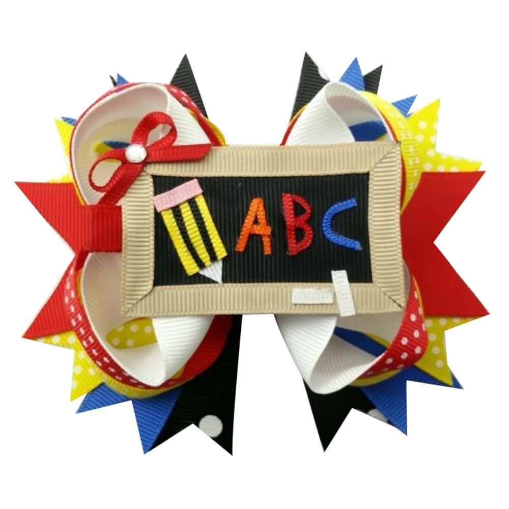 5 дюймов 2019 новый срок начинается заколки для волос ABC дети крокодил зажим