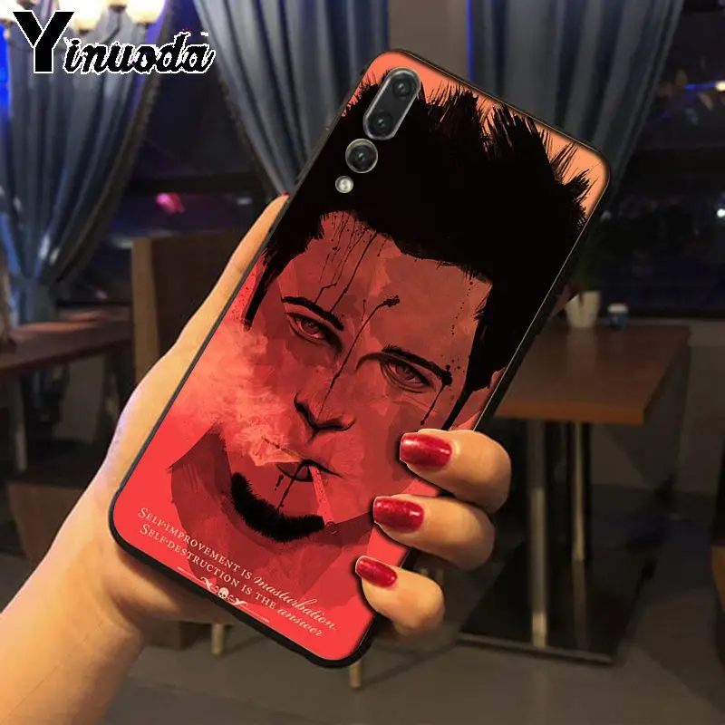 Чехол для телефона Yinuoda Fight Club Brad Pitt Movie Poster Coque в виде ракушки аксессуары чехол huawei
